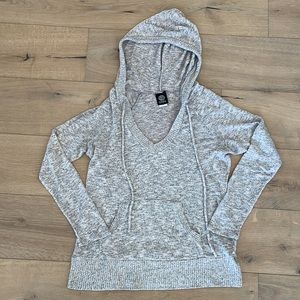 Bobeau V Neck Sweater Hoodie